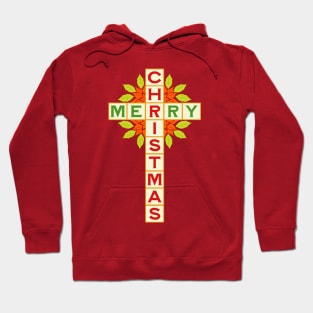 Merry Christmas Crossword Clue Hoodie